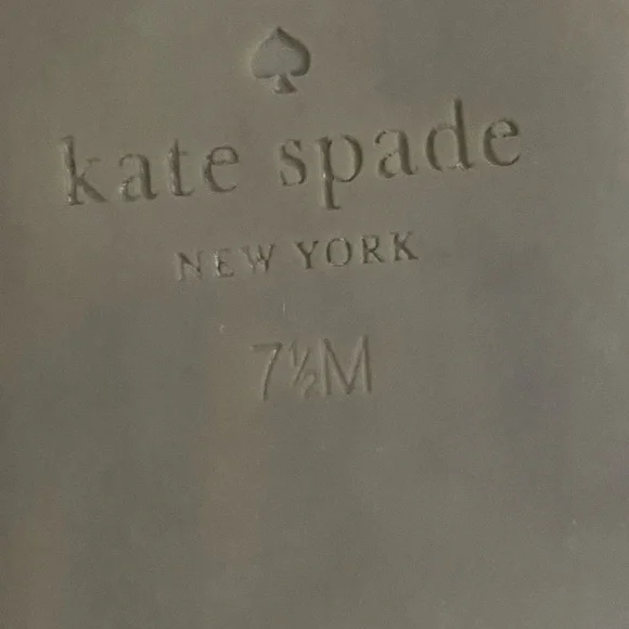KATE SPADE Black Leather Slide Sandals - Picture 8 of 9